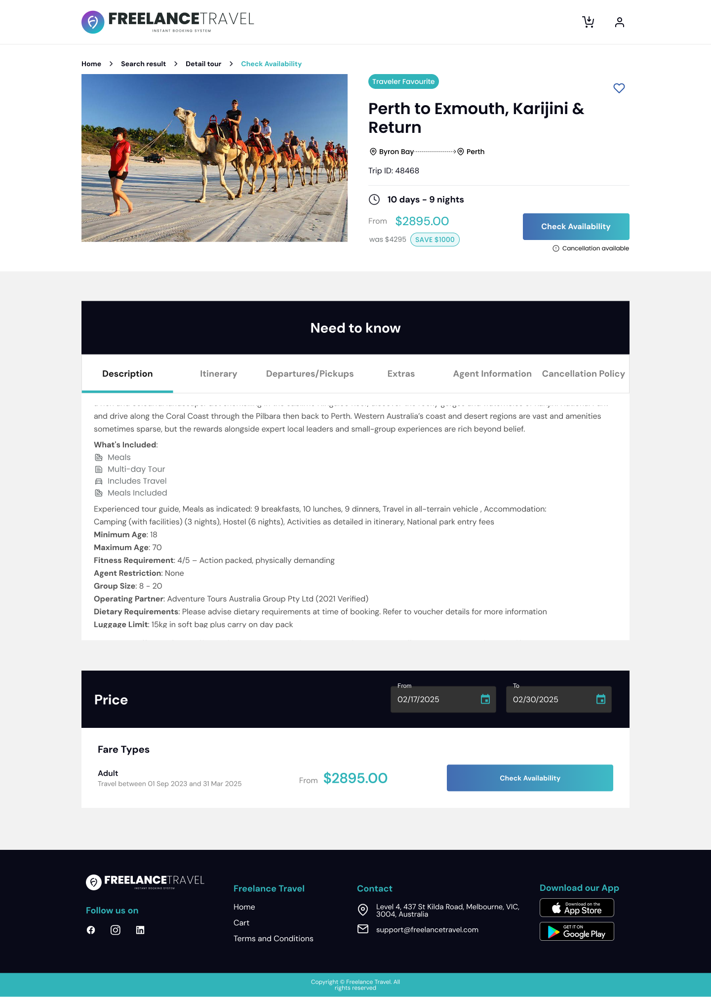 FREELANCE TRAVEL showcase plate 3