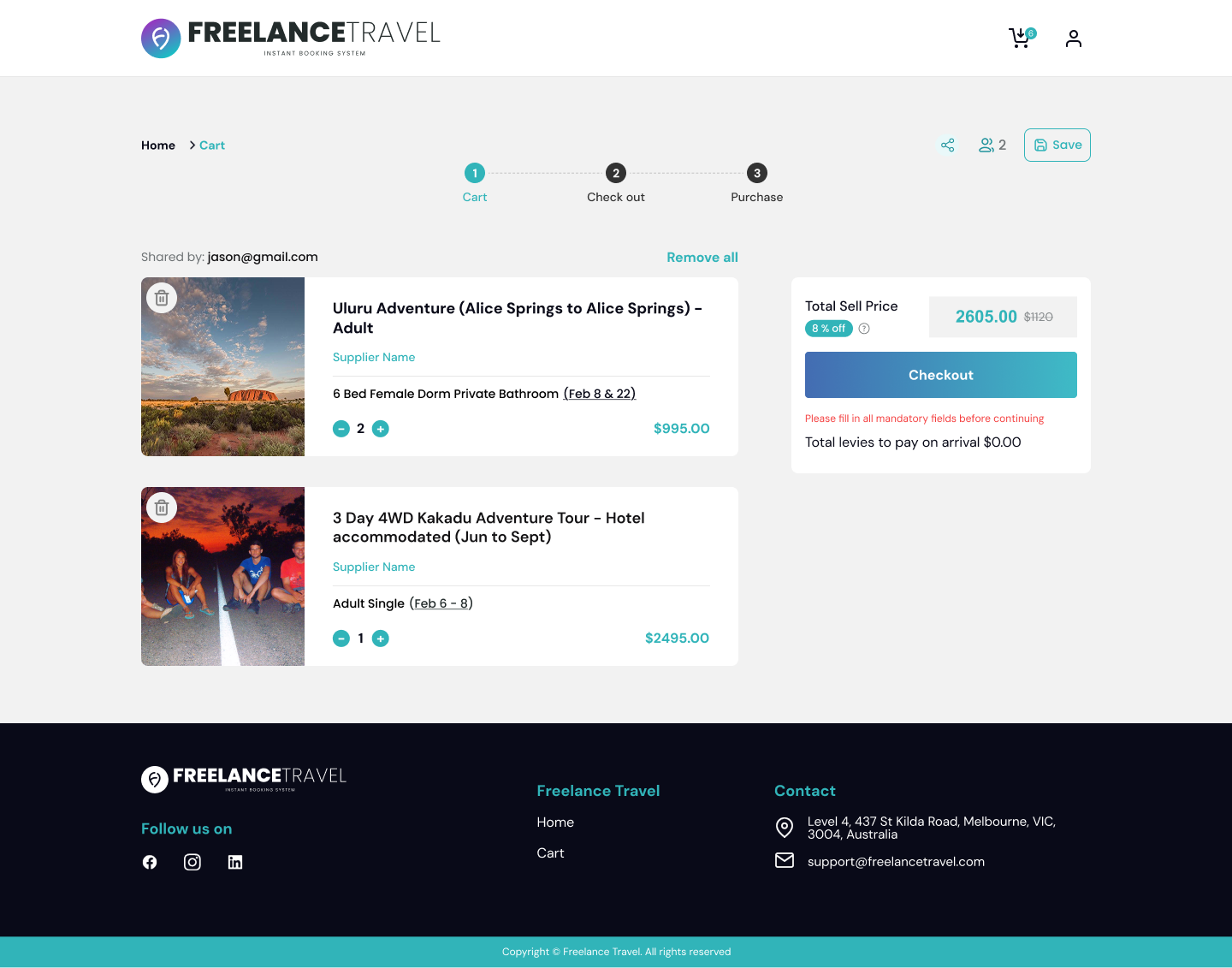 FREELANCE TRAVEL showcase plate 4