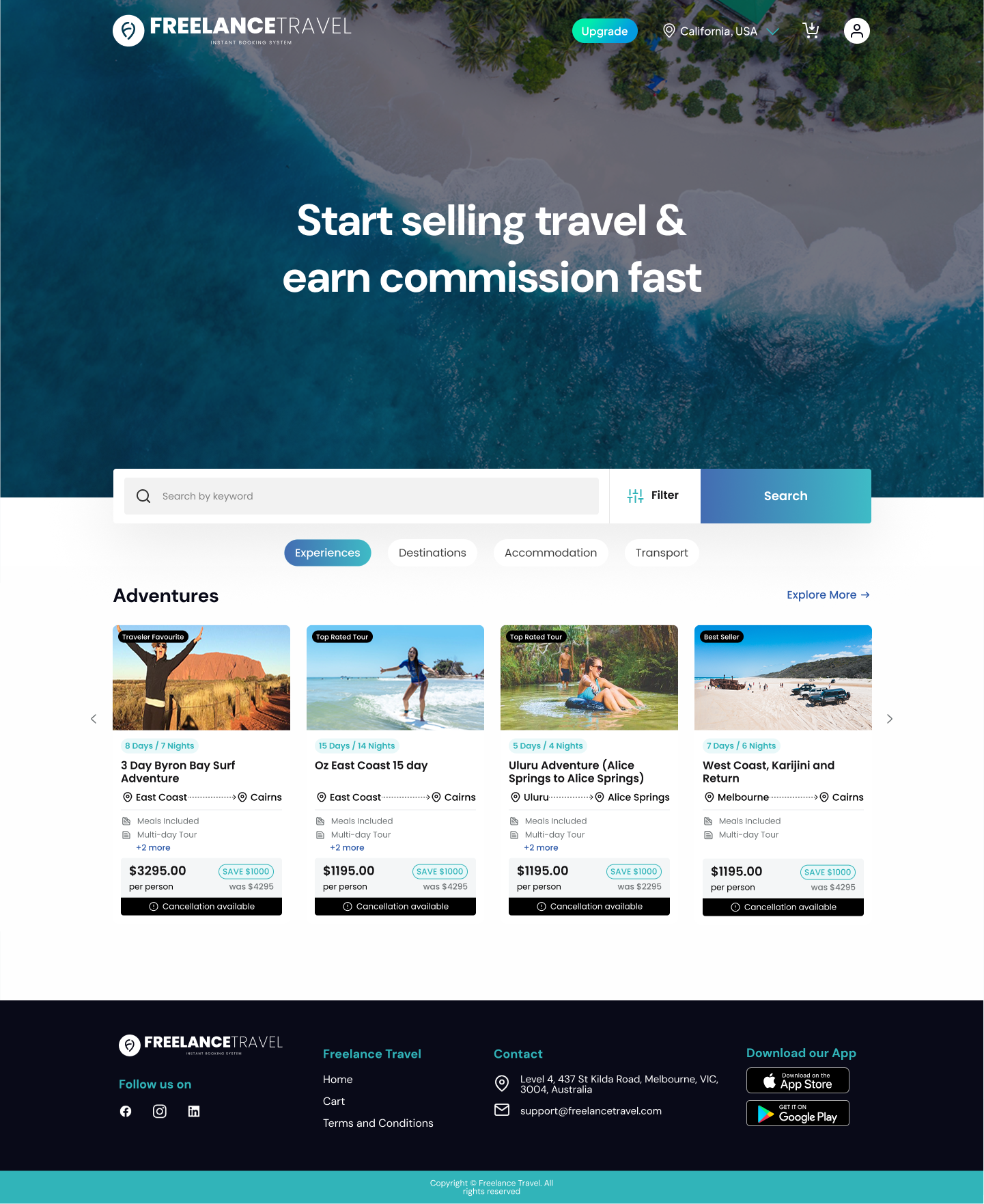 FREELANCE TRAVEL